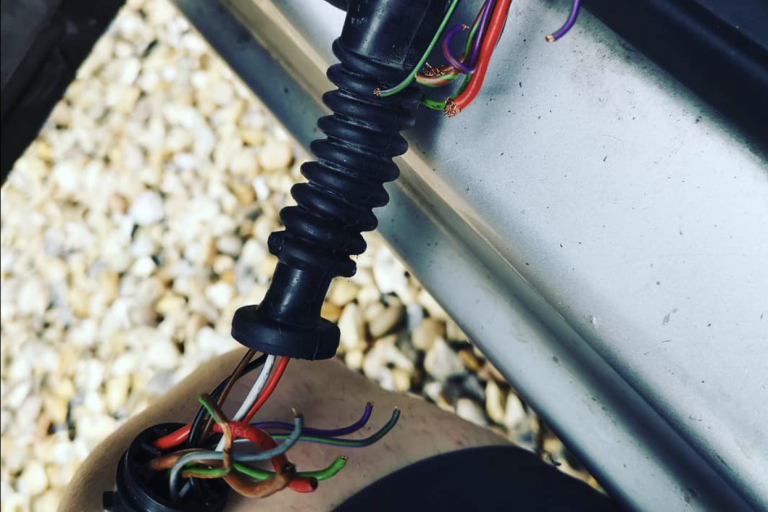 An array of broken wiring causing central locking and power window faults