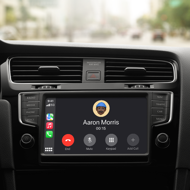 VW Golf with Upgraded Apple Car Play Stereo