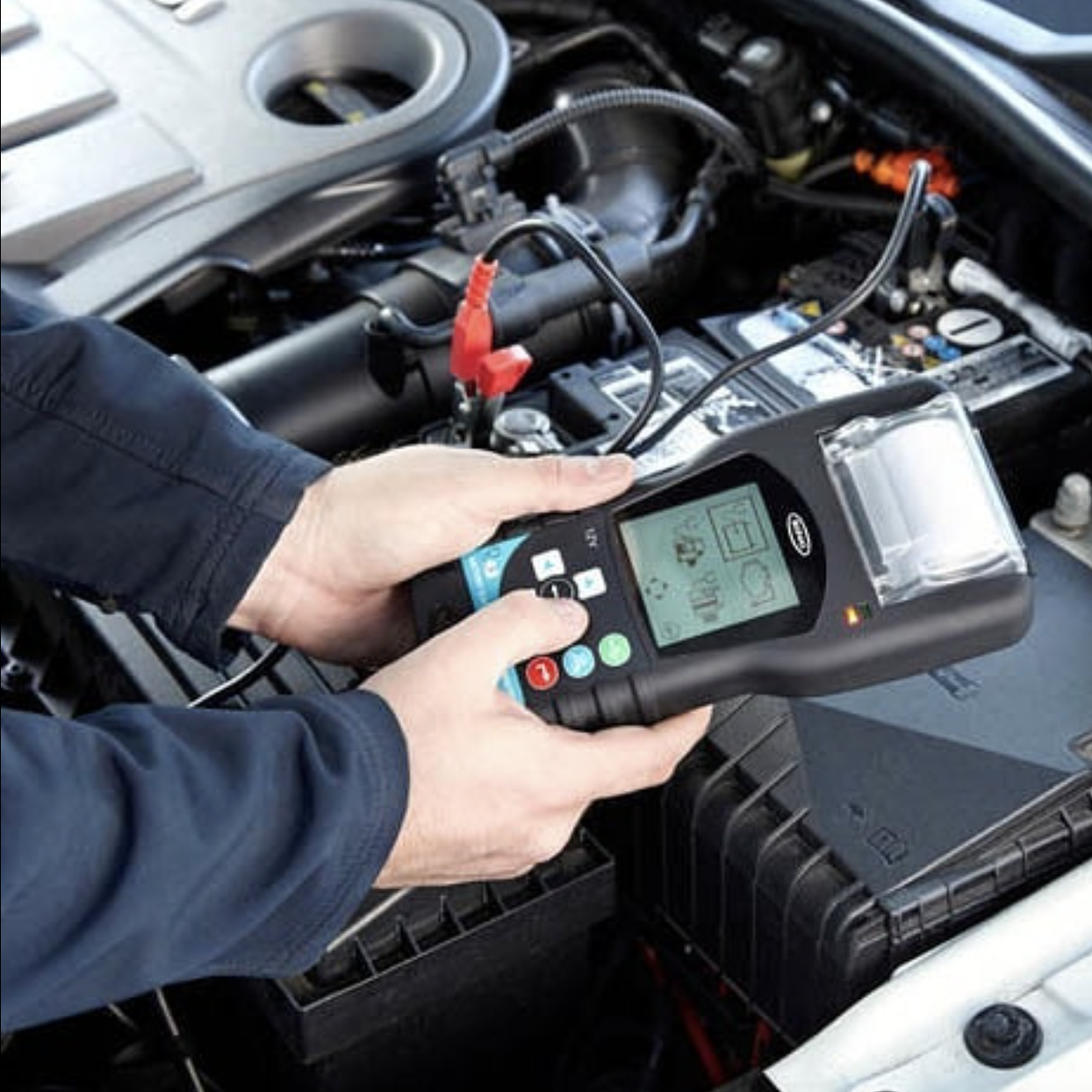 Mobile battery health check and voltage test by Graham M Auto Electrics in Southport